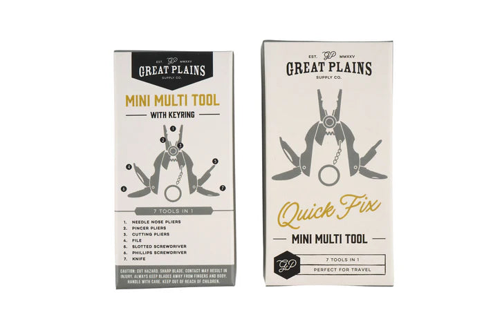 CGB Giftware  Great Plains 7 In 1 Mini Multi Tool