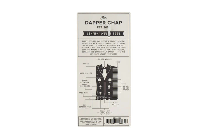 CGB Giftware  Dapper Chap 18-In-1 Tuxedo Multi Tool