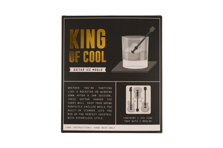 CGB Giftware  Dapper Chap Set Of 3 Guitar Ice Moulds