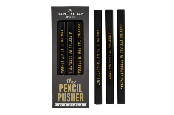 CGB Giftware  Set Of 3 Pencils • 'Pencil Pusher'