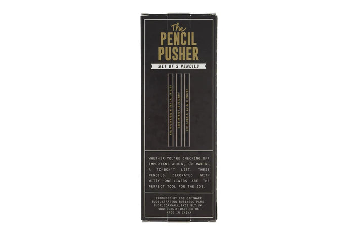 CGB Giftware  Set Of 3 Pencils • 'Pencil Pusher'