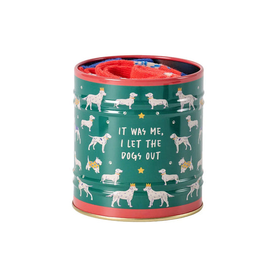 Gentlemen's Hardware - Storage Tin & Sock Set - Dogs