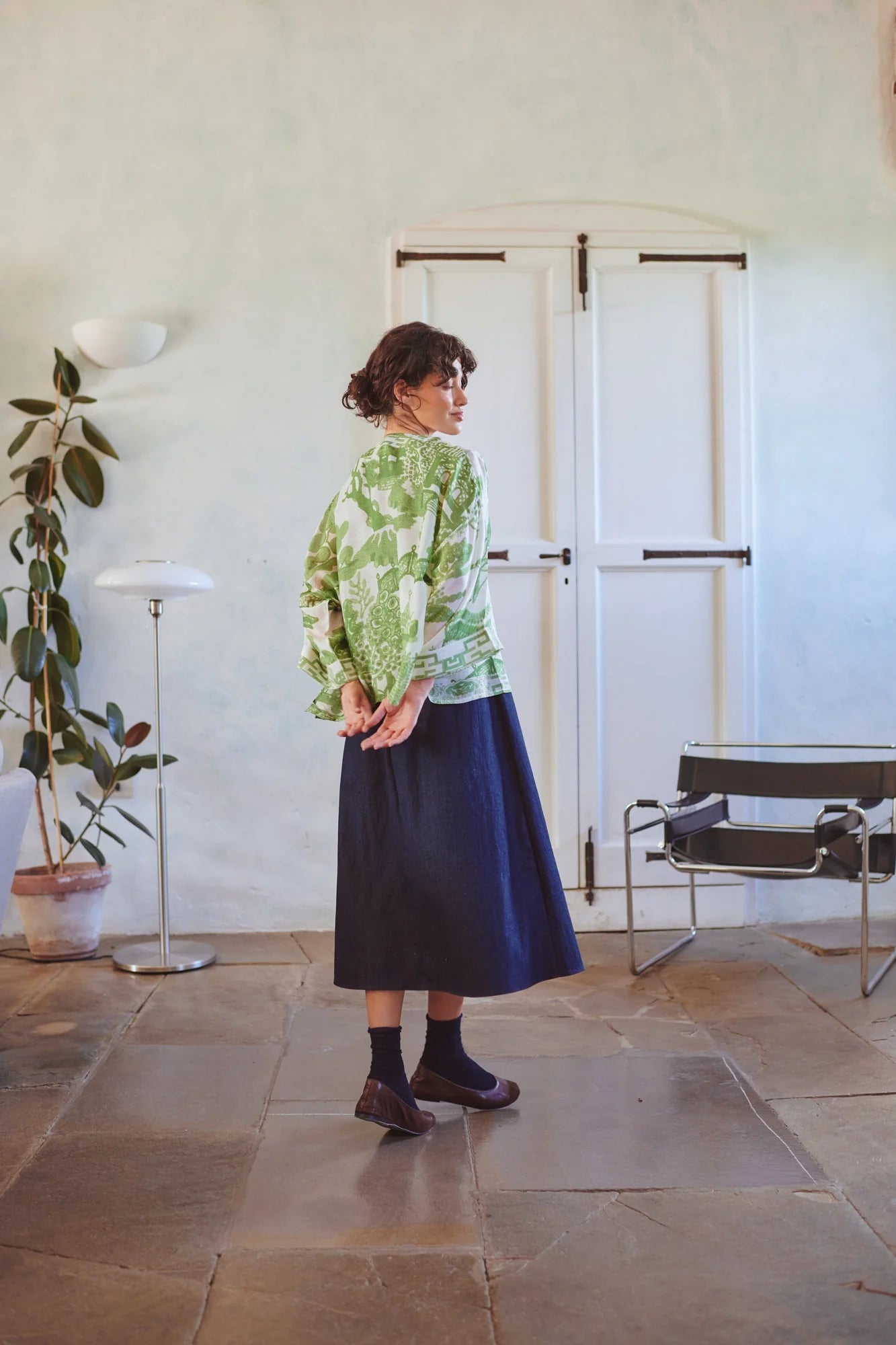 Giant Willow Green Kimono -  One Hundred Stars