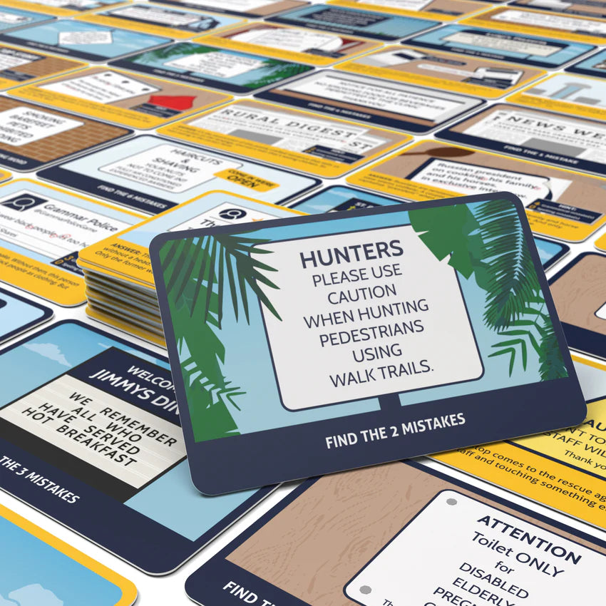Grammar Police - Card Game