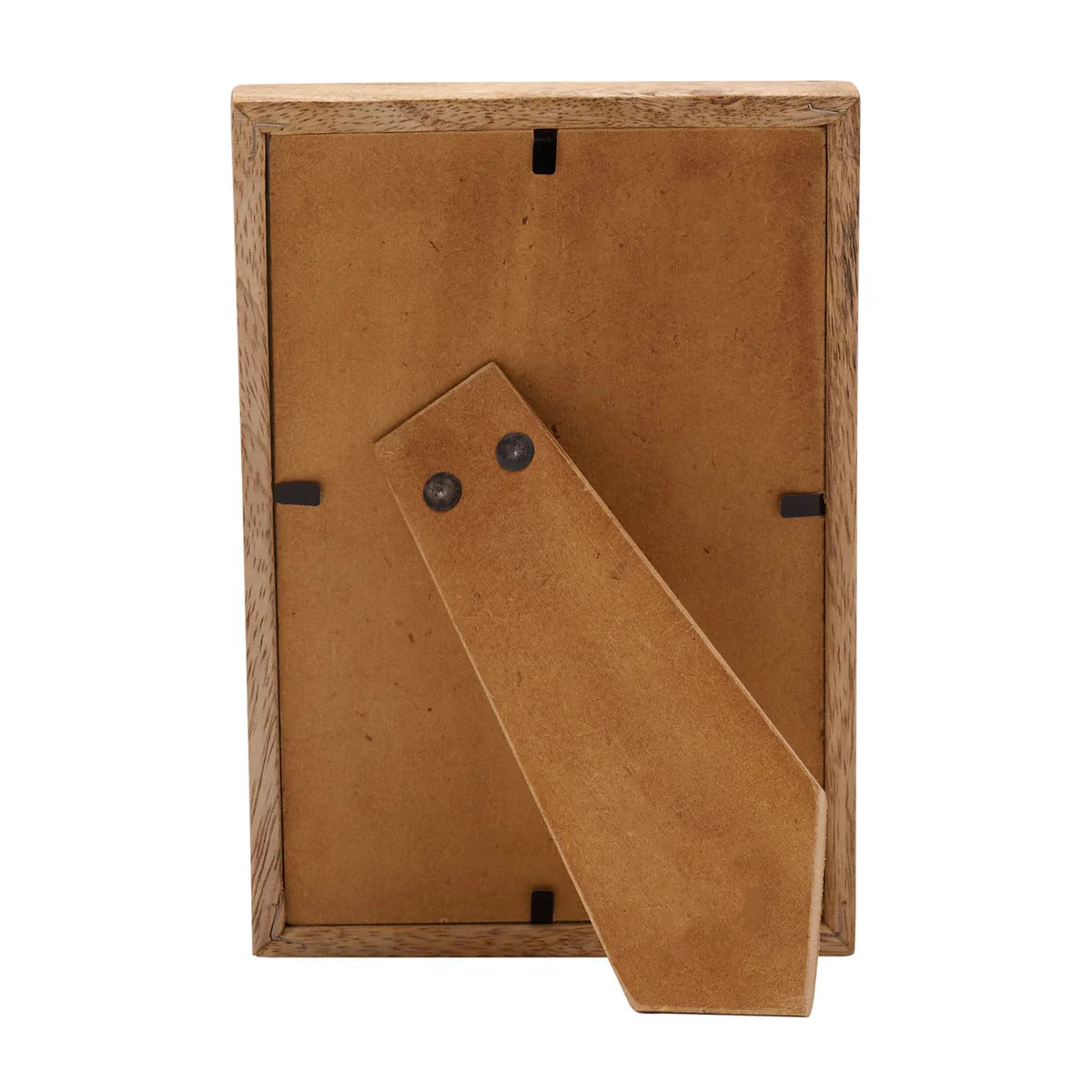 Hestia Chevron Stamped Carved Wood Photo Frame 4" x 6"