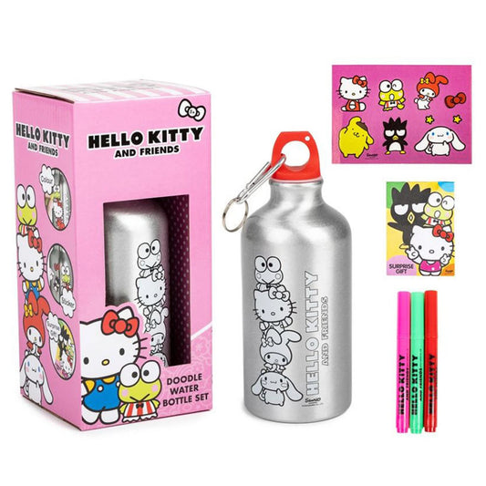 Hello Kitty and Friends - Doodle Water Bottle Set