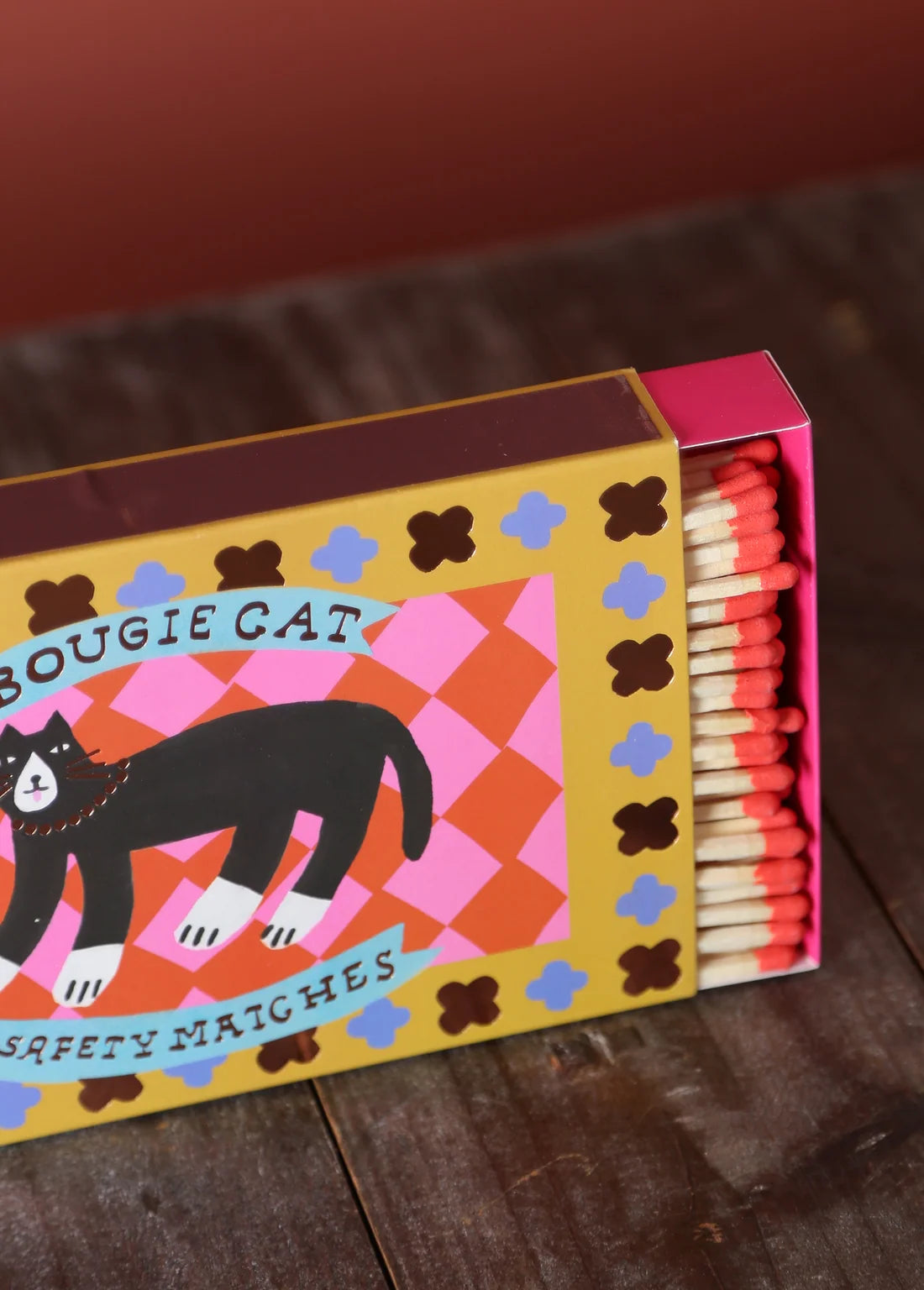 Paddywax  - Large Rectangle Boxed Matches Bougie Cat