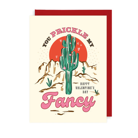 Prickle My Fancy Valentine Card
