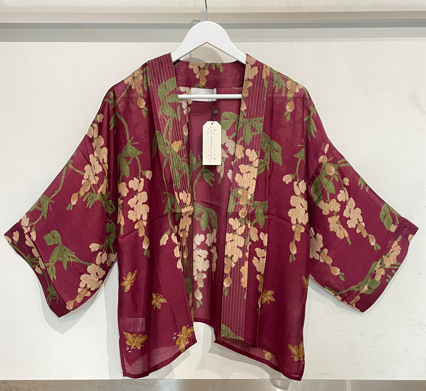 One Hundred Stars - Kimono Plum KIMWISPLU-1