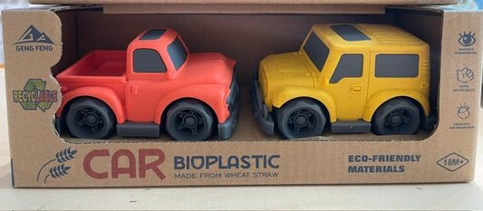 Bioplastic Twin Pickup/ Jeep Trucks 9cm