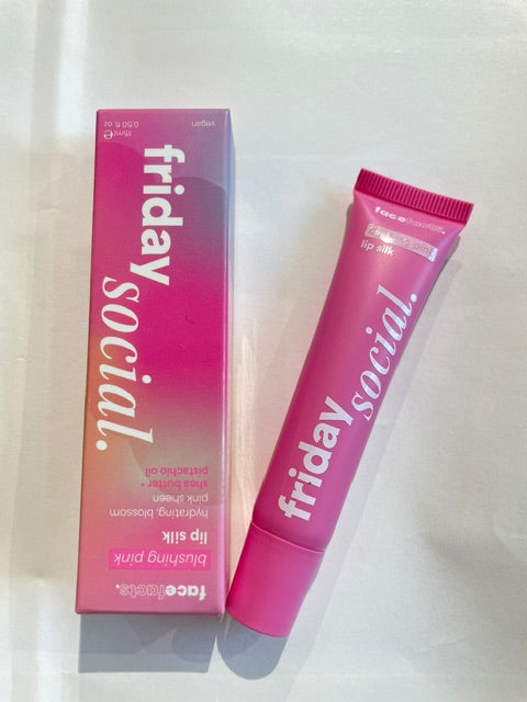 FaceFacts - Friday Social Blushing Pink Lip Silk