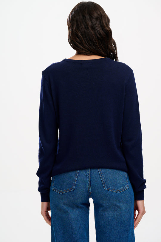 SugarHill Brighton Rita Jumper - Navy Cat/Star