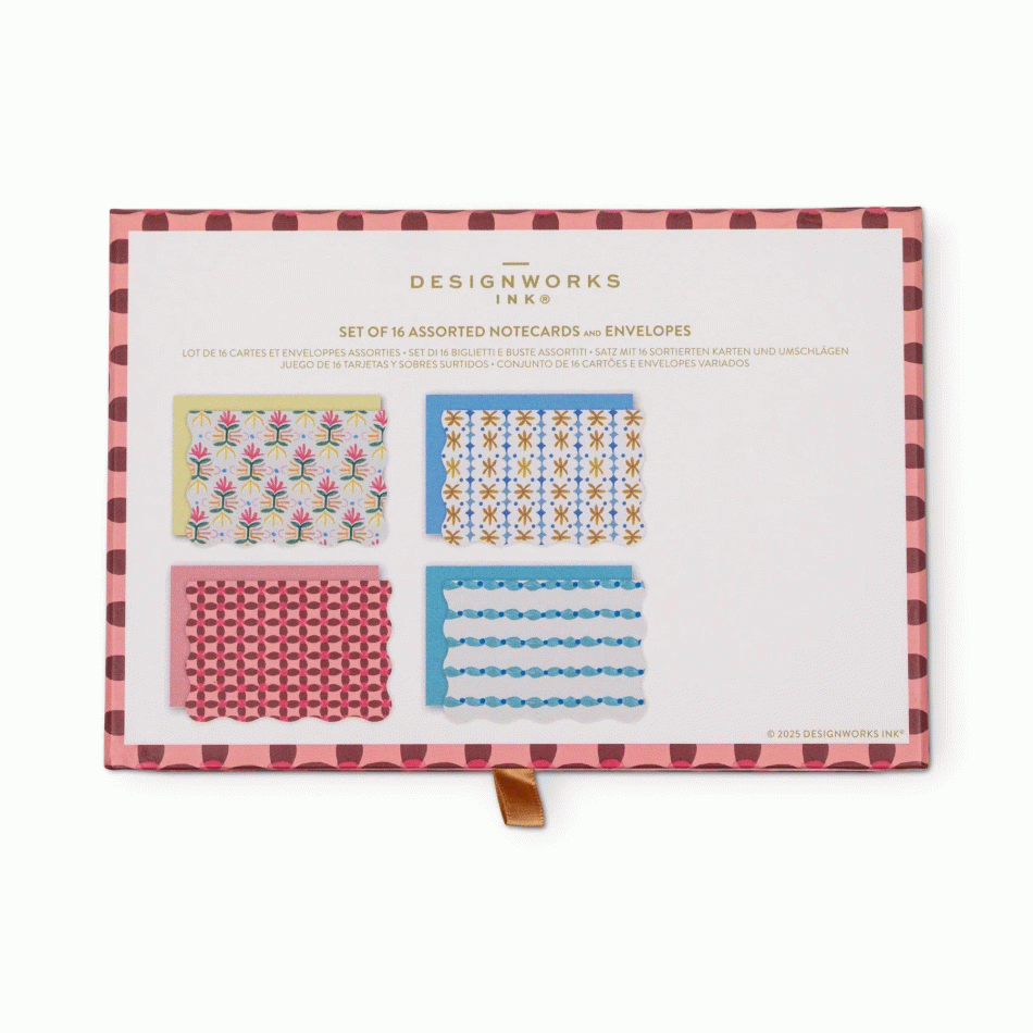 Designworks Ink - Tulip Notecards Set of 16 Assorted