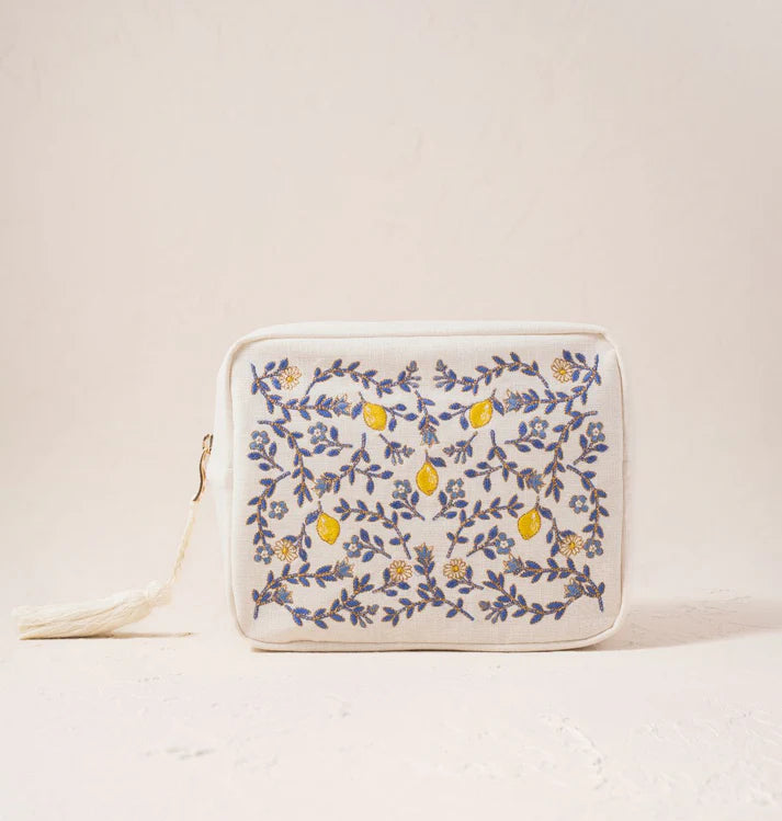 Elizabeth Scarlett - Lemon Garden Wash Bag