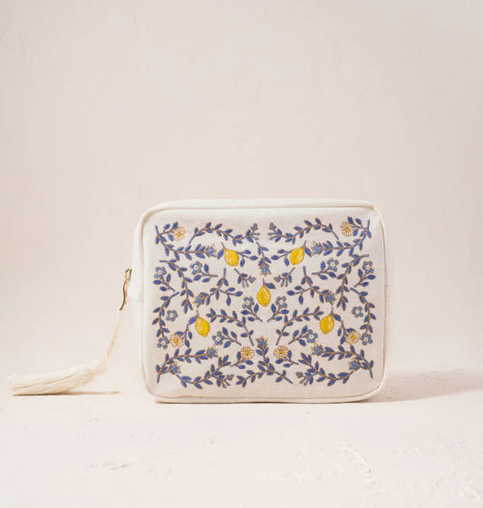 Elizabeth Scarlett - Lemon Garden Wash Bag