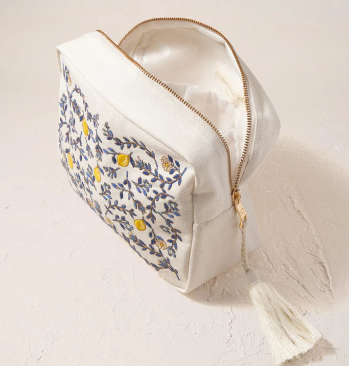 Elizabeth Scarlett - Lemon Garden Wash Bag