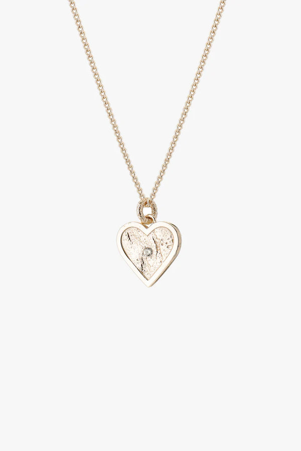 Tutti & Co Loyalty Heart Necklace - Gold