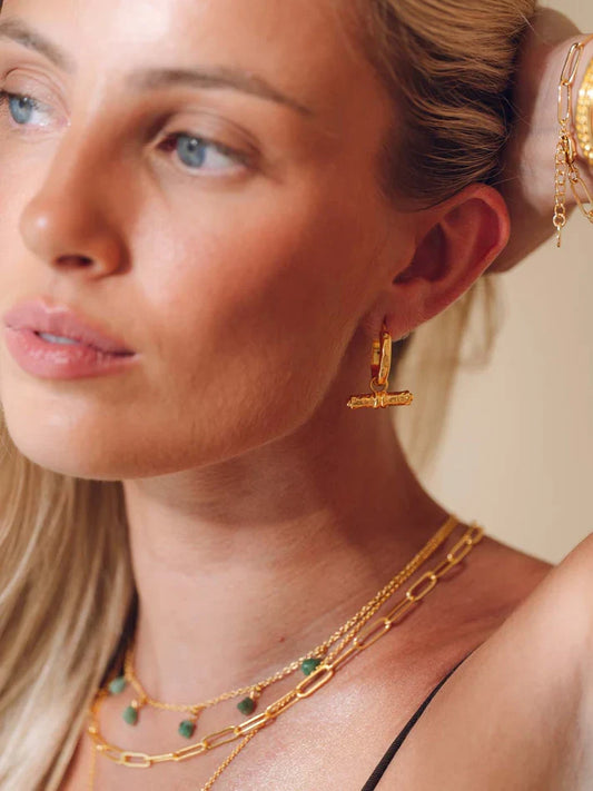 Formation Co - Margot T-Bar Hoop Earrings