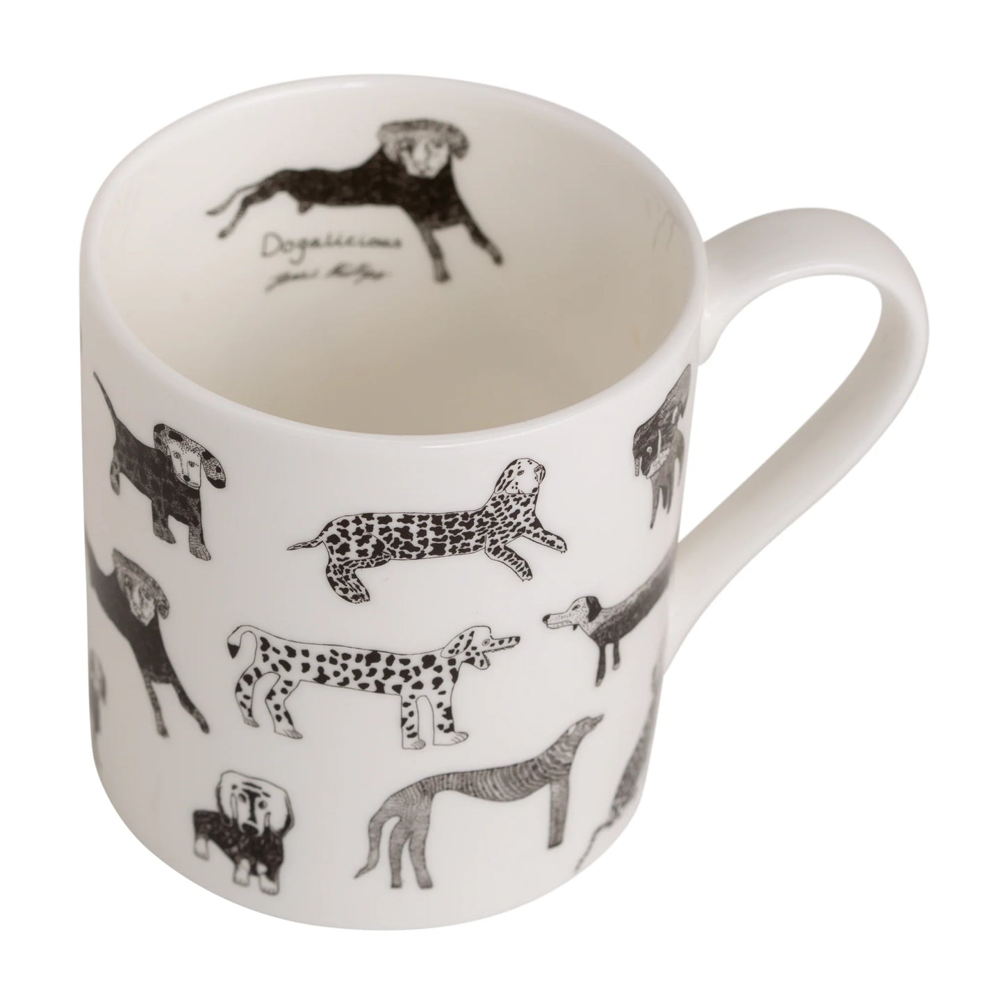 Arthouse Unlimited Fine Bone China Mug - Dogolicious