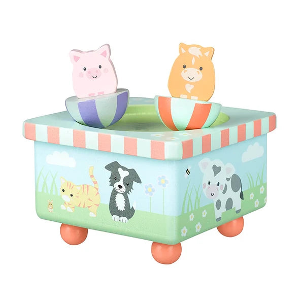 Orange tree toys - Farm Animal Music Box