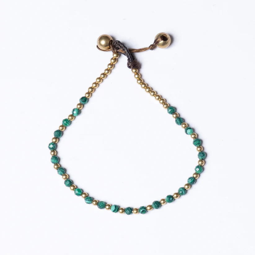 Rigtig Protection Crystal Healing Bracelet - Malachite