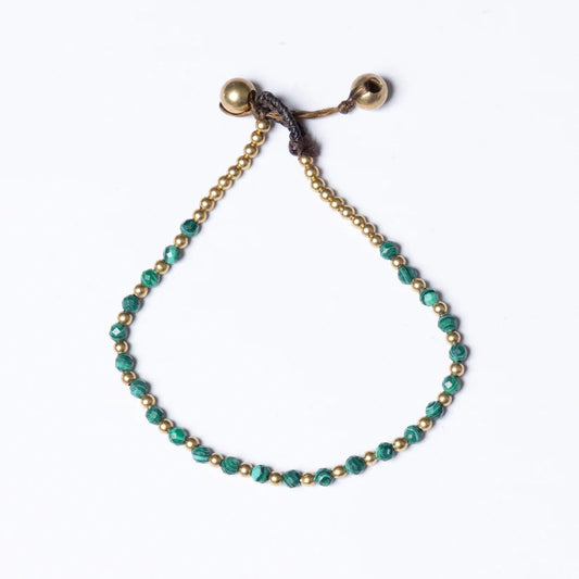 Rigtig Protection Crystal Healing Bracelet - Malachite