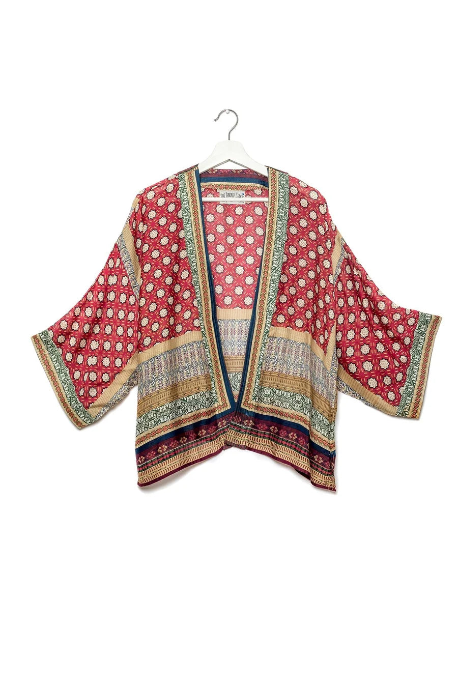 One Hundred Stars - Moorish Burgundy Kimono
