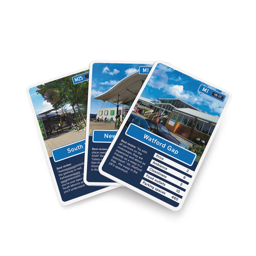 Motorway Service Stations - Card Game