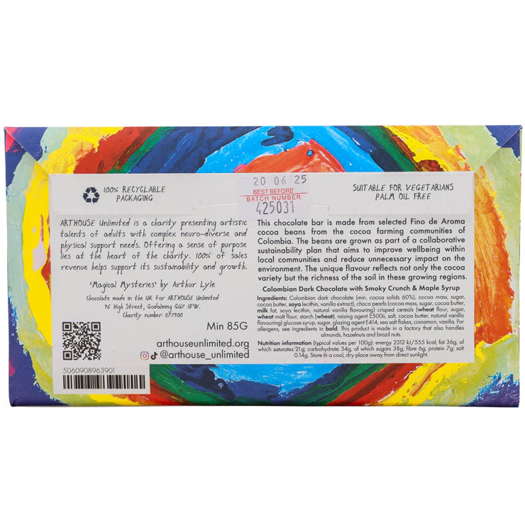 Arthouse Unlimited Chocolate - Dark Chocolate / Malt Crunch / Sea Salt / Cinnamon & Vanilla