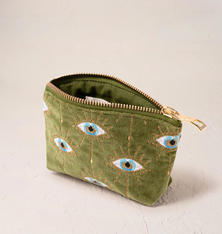 Elizabeth Scarlett Mystical Eye Coin Purse - Garden Green