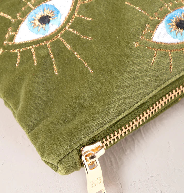 Elizabeth Scarlett Mystical Eye Everyday Pouch - Garden Green