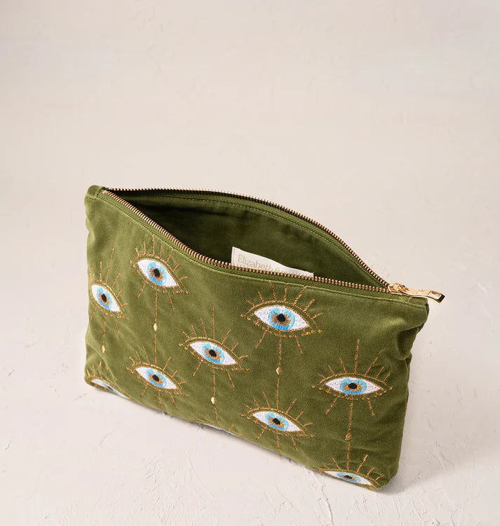 Elizabeth Scarlett Mystical Eye Everyday Pouch - Garden Green