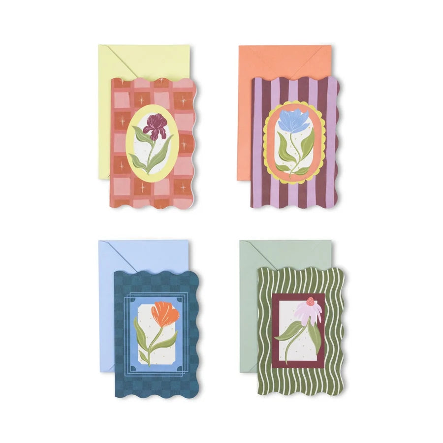 Designworks Ink - Framed Floral 16 Notecards
