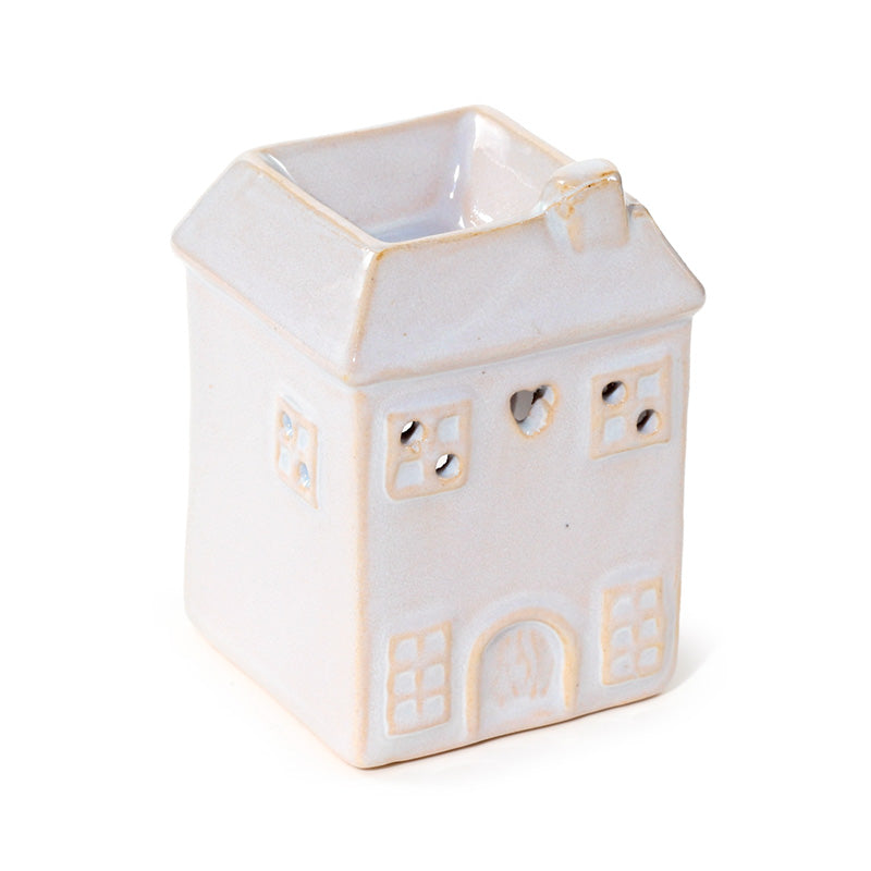 Eden Small White House Shaped Oil Burner