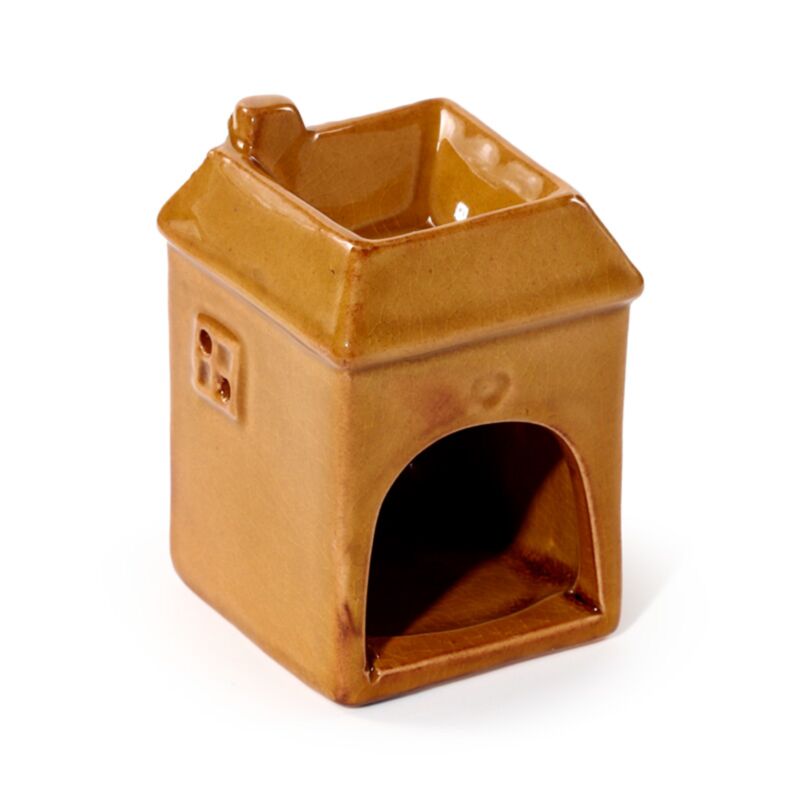 Eden Small Yellow House Shaped Oil Burner