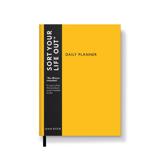 Ohh Deer Daily Planner - Neon Amber