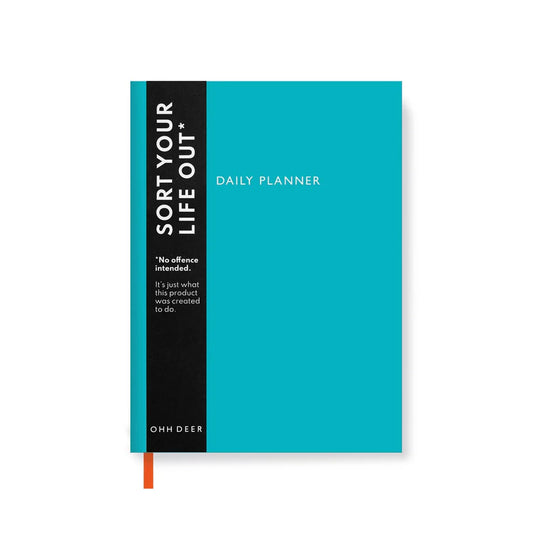 Ohh Deer Daily Planner - Sea Teal