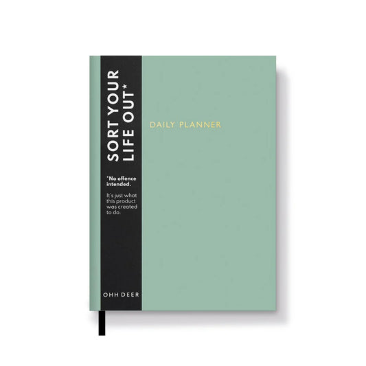 Ohh Deer Daily Planner - Sage Green