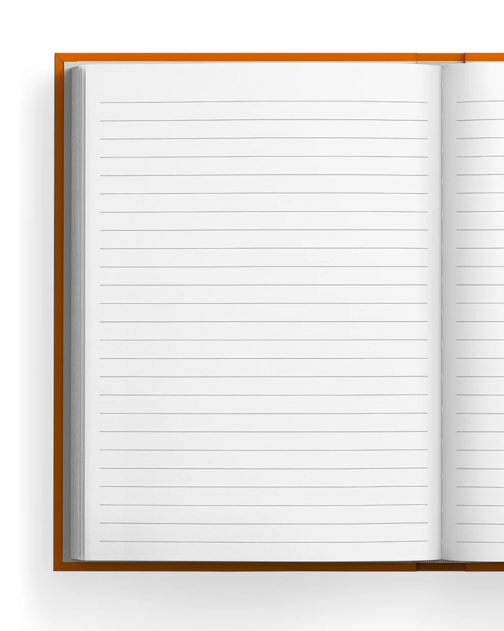 Ohh Deer Linen Notebook - Burnt Orange
