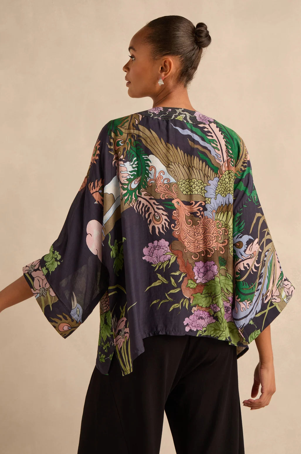 Phoenix Kimono  - One Hundred Stars