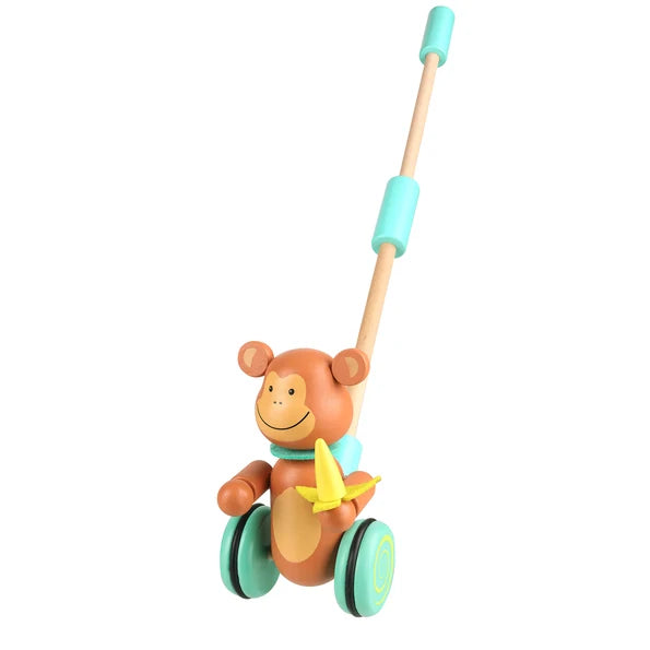Orange tree toys - Monkey Push Along