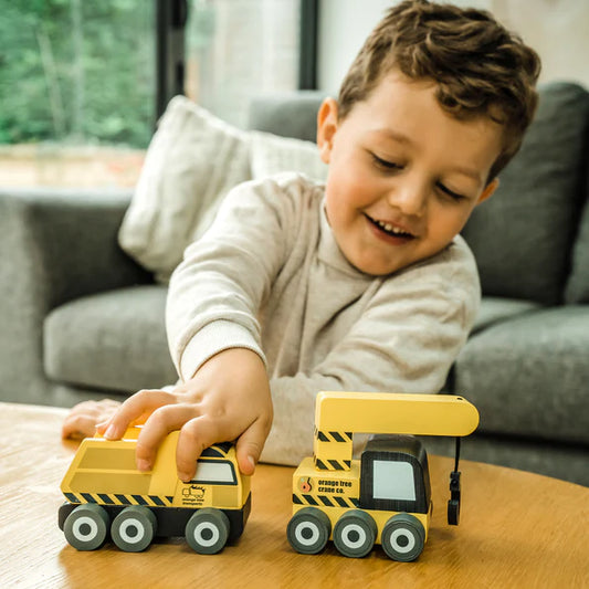 Orange tree toys - Construction trucks