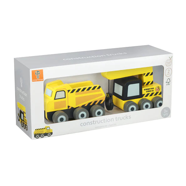 Orange tree toys - Construction trucks