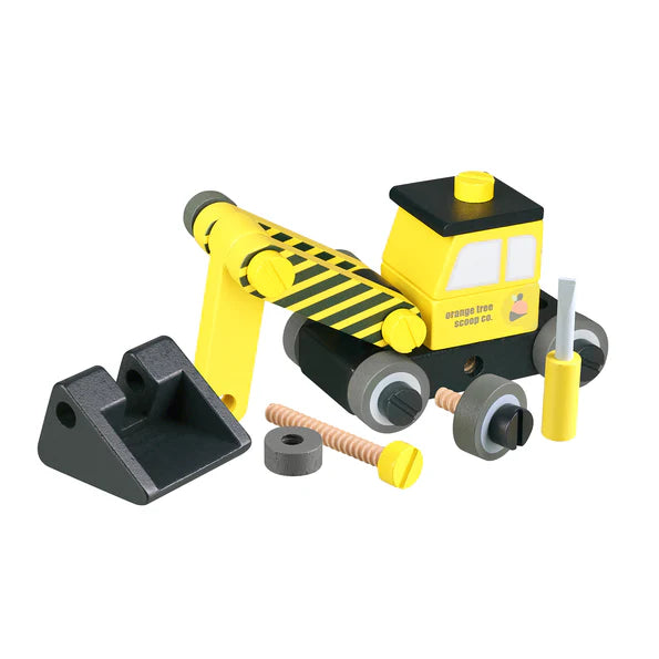 Orange Tree Toys - Buildable Digger