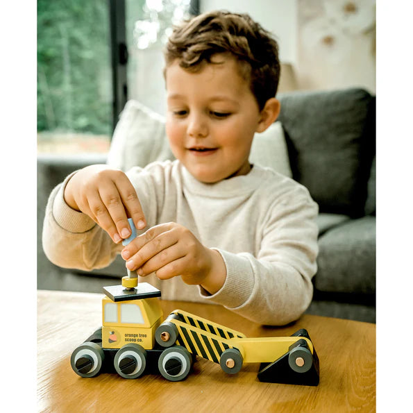 Orange Tree Toys - Buildable Digger