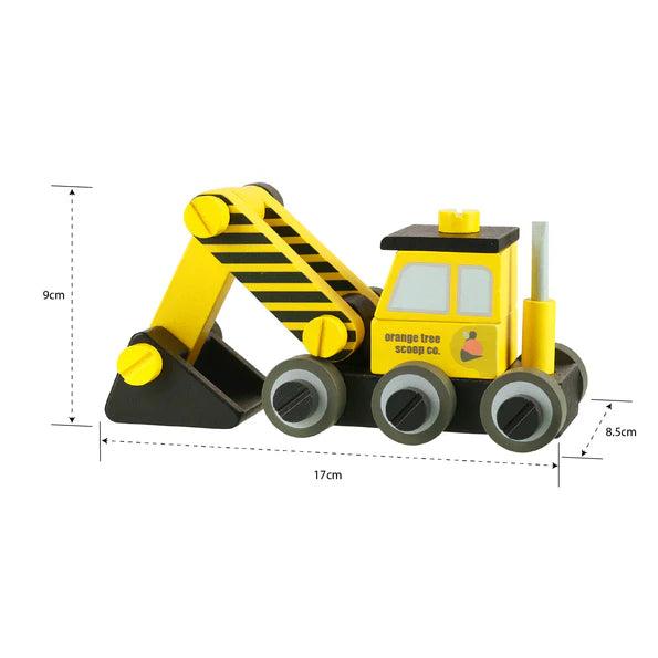 Orange Tree Toys - Buildable Digger