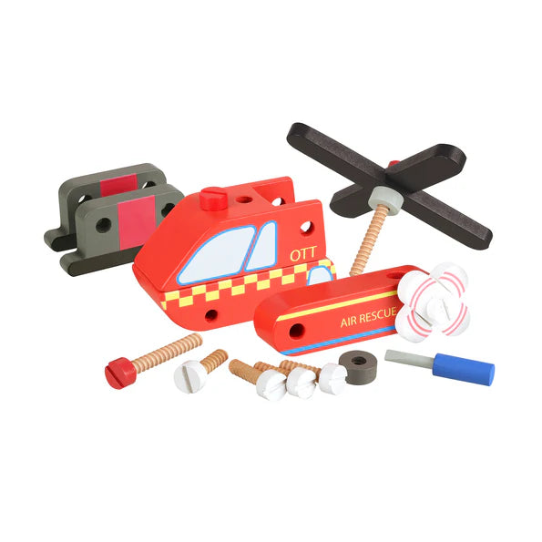 Orange Tree Toys - Buildable Helicopter