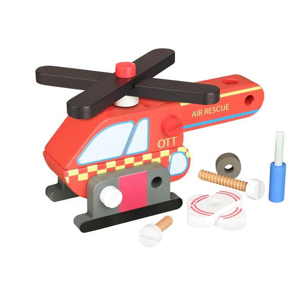 Orange Tree Toys - Buildable Helicopter