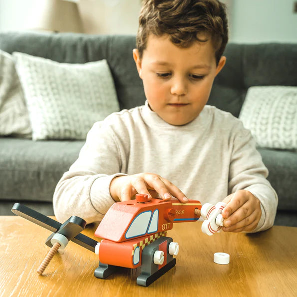 Orange Tree Toys - Buildable Helicopter