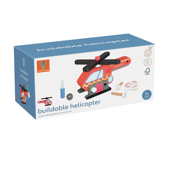 Orange Tree Toys - Buildable Helicopter